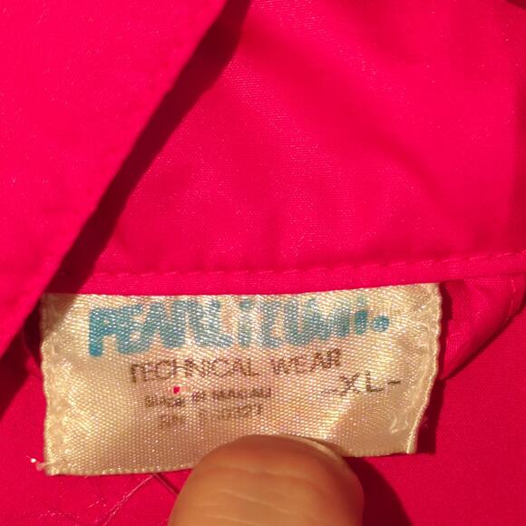 Pearl Izumi XL Windbreaker Jacket Red Breaking Away Bicycle Vintage Cycling - Picture 2 of 3